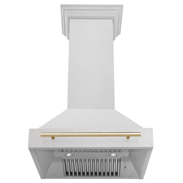 ZLINE 30" Autograph Edition Fingerprint Resistant Stainless Steel Range Hood (8654SNZ-30)