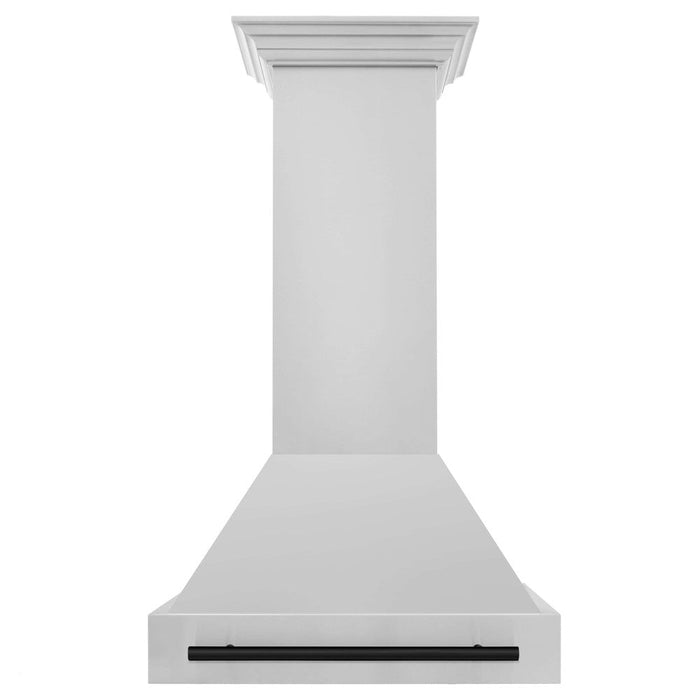 ZLINE Autograph Edition 30 in. Stainless Steel Range Hood with Stainless Steel Shell and Accent Handle (8654STZ-30)