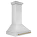 ZLINE Autograph Edition 36 in. Stainless Steel Range Hood with Stainless Steel Shell and Accent Handle (8654STZ-36)