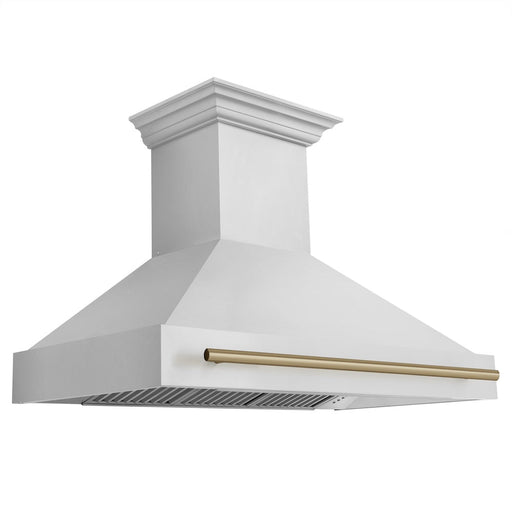 ZLINE 48" Autograph Edition Stainless Steel Range Hood with Stainless Steel Shell (8654STZ-48)