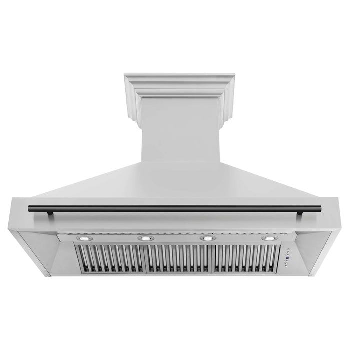 ZLINE 48" Autograph Edition Stainless Steel Range Hood with Stainless Steel Shell (8654STZ-48)