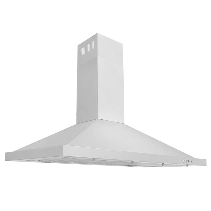 ZLINE 48 in. Kitchen Package with Stainless Steel Dual Fuel Range and Convertible Vent Range Hood (2KP-RARH48)