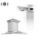 ZLINE Ducted Vent Wall Mount Range Hood in Stainless Steel and Glass with Built-in CrownSound Bluetooth Speakers (KNCRN-BT)