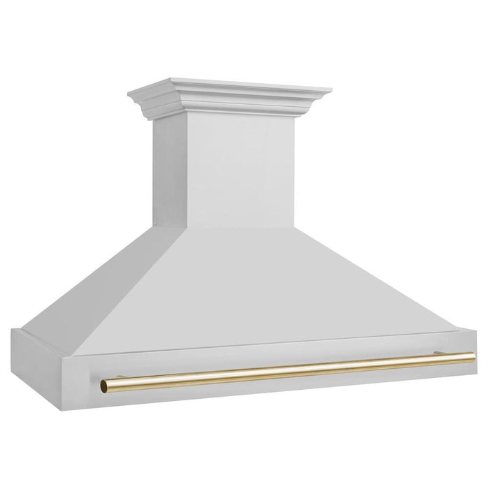 ZLINE 48" Autograph Edition Stainless Steel Range Hood with Stainless Steel Shell (8654STZ-48)