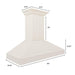 ZLINE Wooden Wall Mount Range Hood in Cottage White - Includes Motor (KPTT)