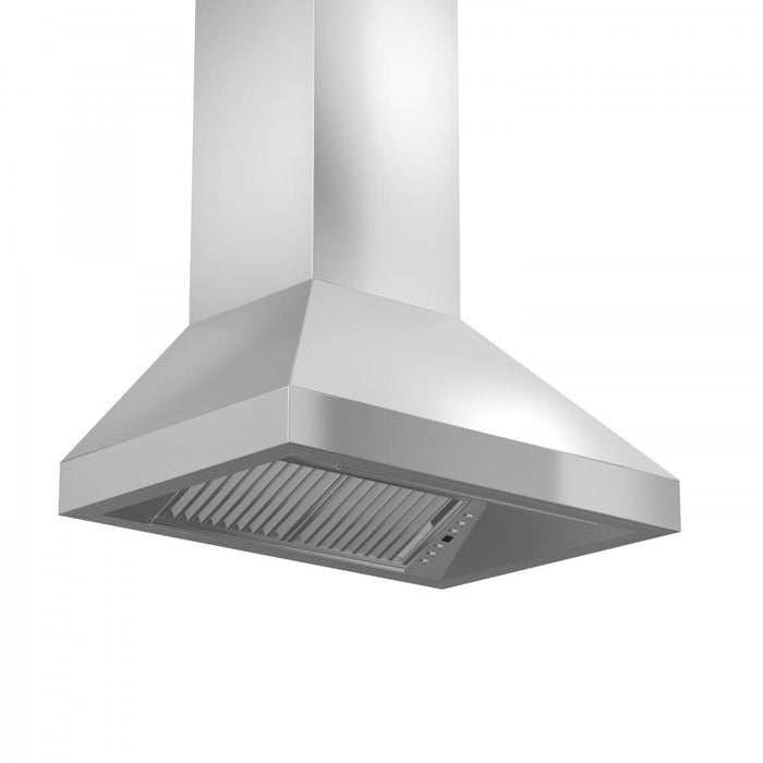 ZLINE 30 in. Remote Dual Blower Stainless Wall Range Hood, 597-RD-30