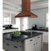 ZLINE 36 in. Designer Series Copper Island Mount Range Hood (8KL3iC-36)