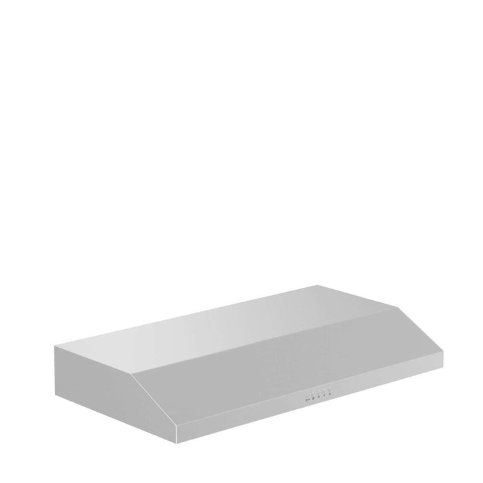 ZLINE 30" 280 CFM Ducted Under Cabinet Range Hood in Stainless Steel - Hardwired Power (615-30)