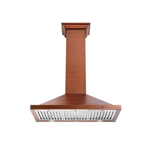 ZLINE Designer Series 7-Layer Copper Wall Mount Range Hood (8KBC)