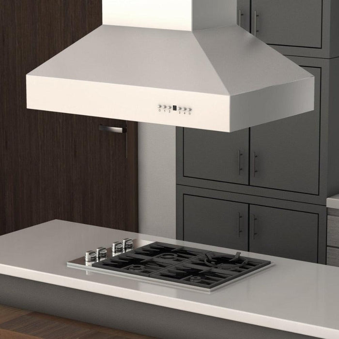 ZLINE 36" Ducted Island Mount Range Hood with Dual Remote Blower in Stainless Steel (697i-RD-36)