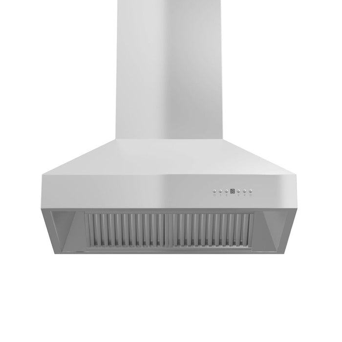 ZLINE 36" Ducted Island Mount Range Hood with Dual Remote Blower in Stainless Steel (697i-RD-36)