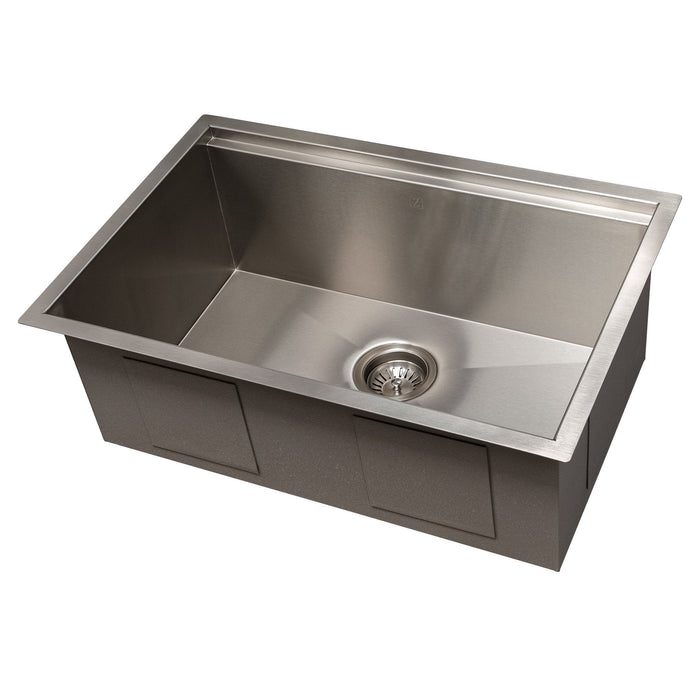 ZLINE 27 in. Garmisch Undermount Single Bowl Kitchen Sink with Bottom Grid and Accessories (SLS)