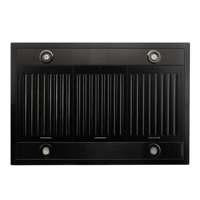 ZLINE Convertible Vent Island Mount Range Hood in Black Stainless Steel (BSGL2iN)