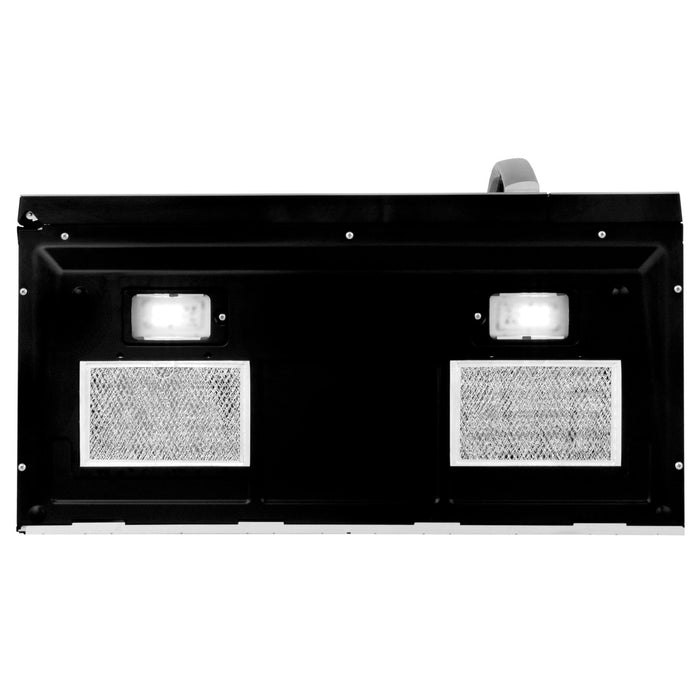 ZLINE Recirculating Over-the-Range Convection Microwave Oven with Charcoal Filters in Stainless Steel (MWO-OTRCF-30)