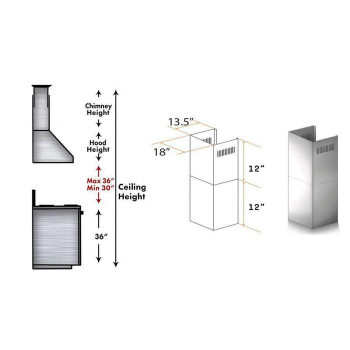 ZLINE Short Kit for 8 Ft. Ceilings (SK-687)