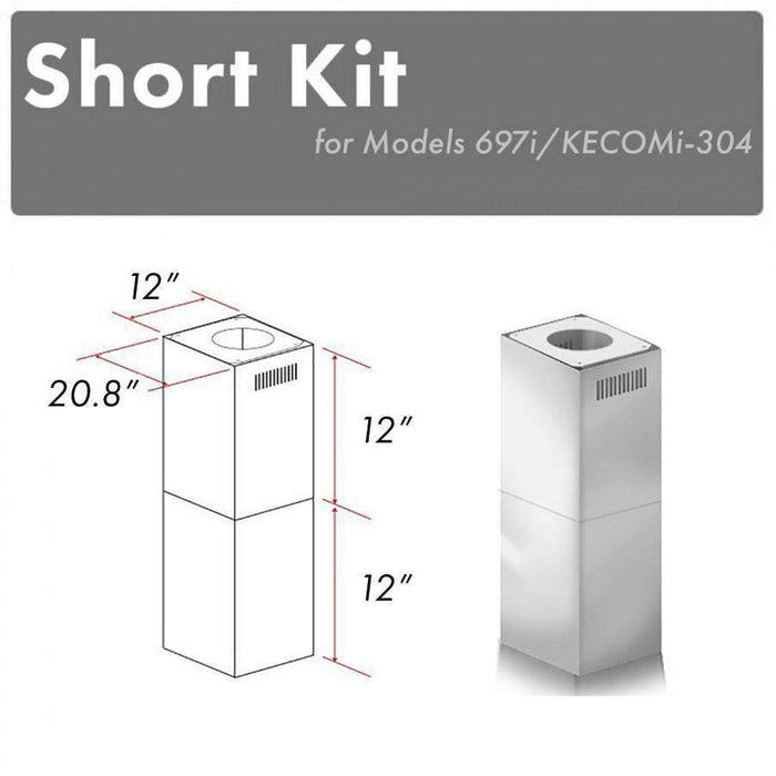 ZLINE Short Kit for Ceilings Under 8 feet (SK-697i/KECOMi-304)