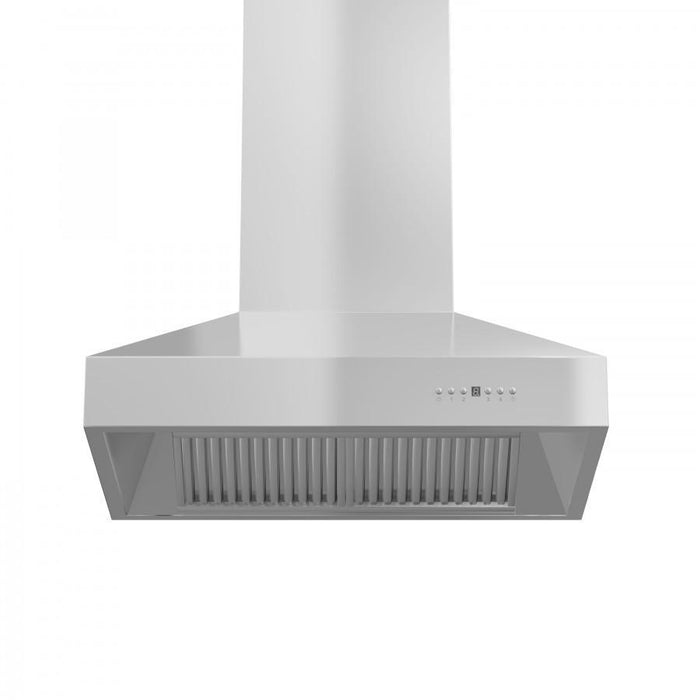 ZLINE Ducted Wall Mount Range Hood with Dual Remote Blower in Stainless Steel (697-RD)