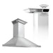 ZLINE CrownSound Ducted Vent Wall Mount Range Hood in Stainless Steel with Built-in Bluetooth Speakers (KBCRN-BT)