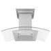 ZLINE Wall Mount Range Hood in Stainless Steel and Glass with Built-in CrownSound Bluetooth Speakers (KZCRN-BT)