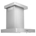 ZLINE Convertible Vent Wall Mount Range Hood in Stainless Steel with Crown Molding (KECRN)