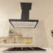 ZLINE Wooden Island Mount Range Hood in Black (KBiCC)