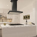 ZLINE Wooden Island Mount Range Hood in Black (KBiCC)